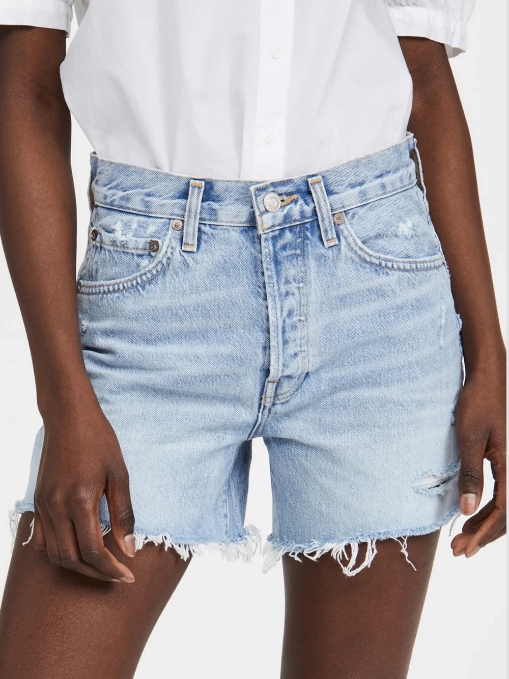 AGOLDE Parker Long Shorts in Swapmeet NWT